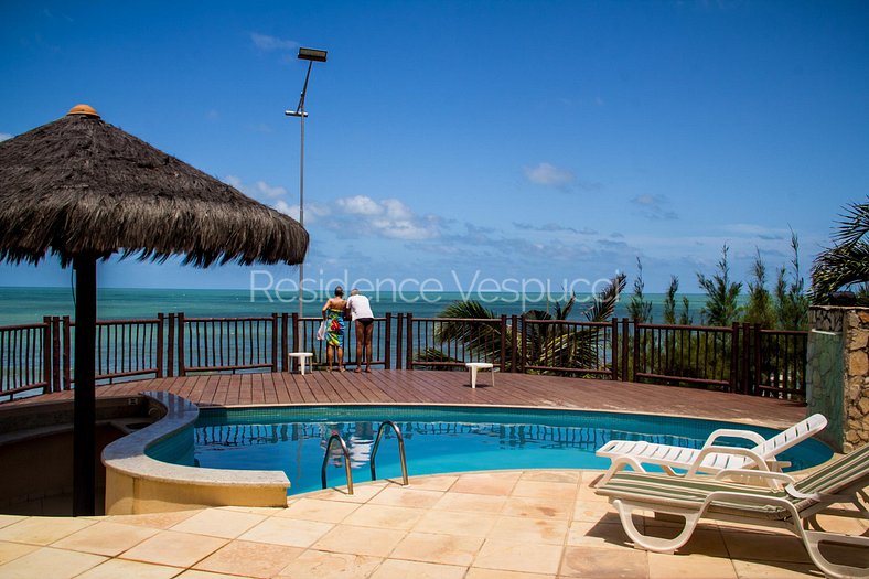 2 bedrooms in front of beach with breakfast included