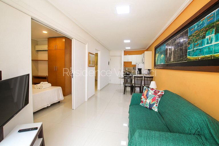 2 habitaciones en frente a la playa con desayuno incluido