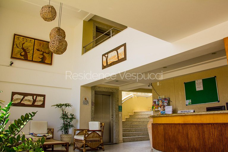 flat 2 bedrooms, ponta negra beach and breakfast