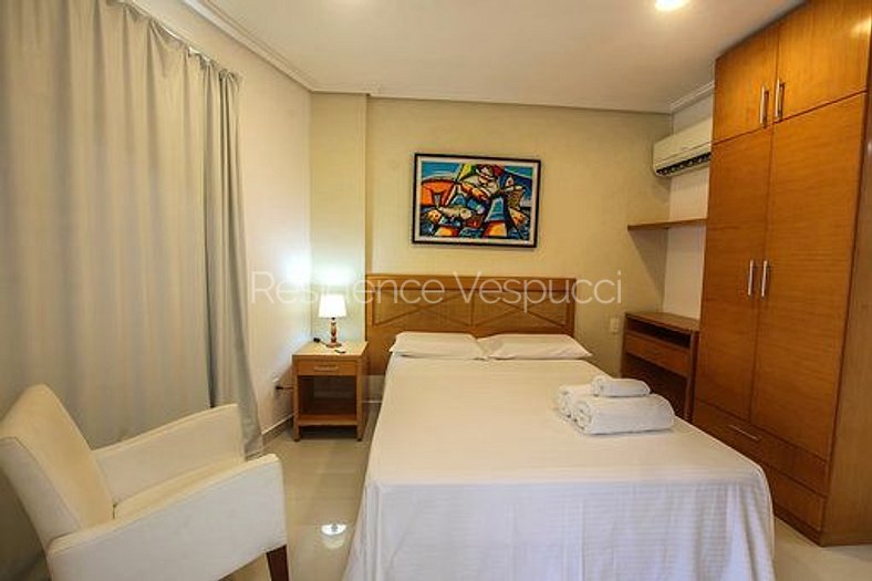 flat 2 bedrooms, ponta negra beach and breakfast