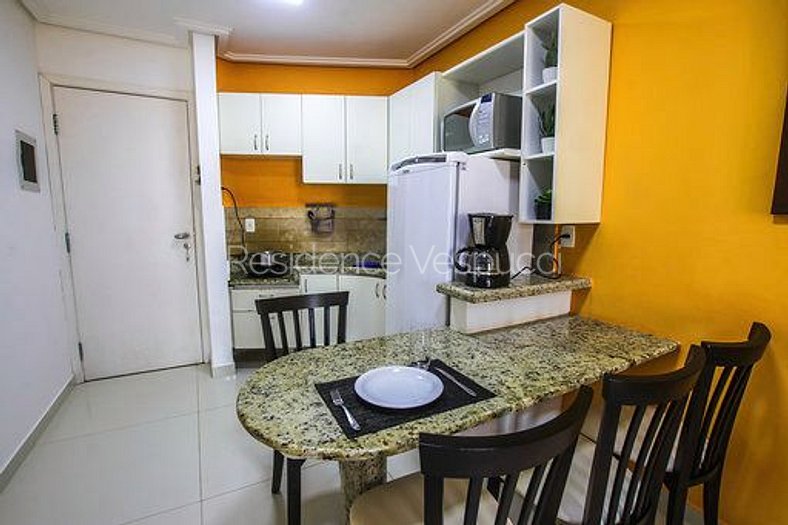 flat 2 bedrooms, ponta negra beach and breakfast