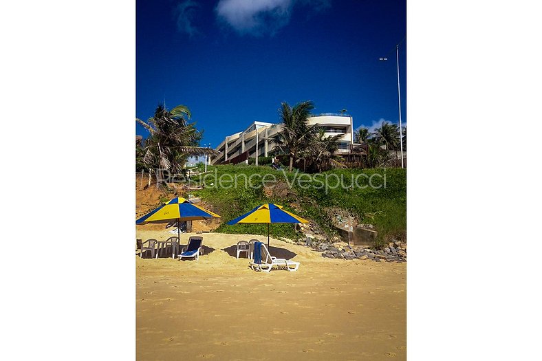 flat 2 habitaciones, playa de ponta negra y desayuno