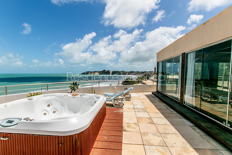 Penthouse 3 habitaciones, vistas al mar y jacuzzi